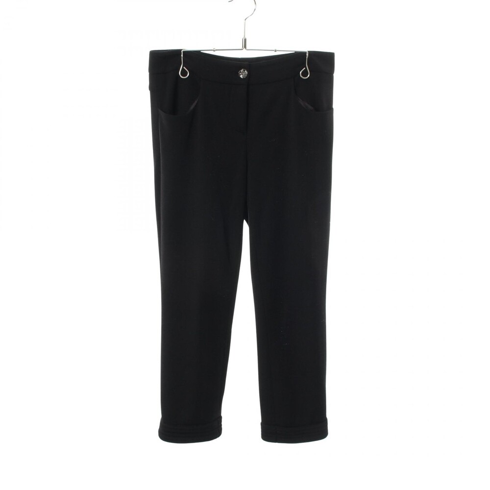 Chanel Coco Button Cropped Pants Wool #344583C35B